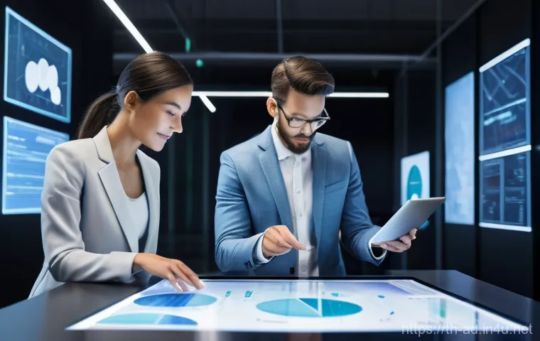 광고홍보사와 광고 운영 자동화 - **AI-Powered Marketing Automation Dashboard:** A close-up view of a highly sophisticated, futuristic... 광고홍보사와 광고 운영 자동화 - **AI-Powered Marketing Automation Dashboard:** A close-up view of a highly sophisticated, futuristic...