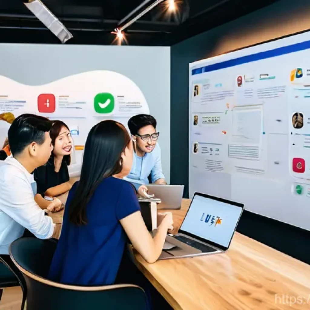 광고홍보사와 효과적인 광고 배포 전략 - **Prompt:** A dynamic, brightly lit, modern co-working space in Bangkok, Thailand. A diverse group o...