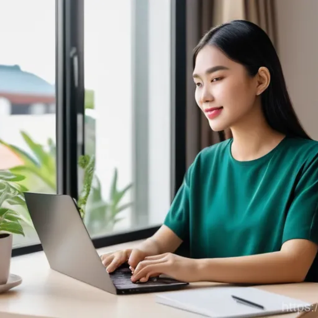 광고홍보사 워라밸 실현 사례 - **Work-Life Balance in a Hybrid Setting for a Young Thai Professional**
    A bright and serene indo...