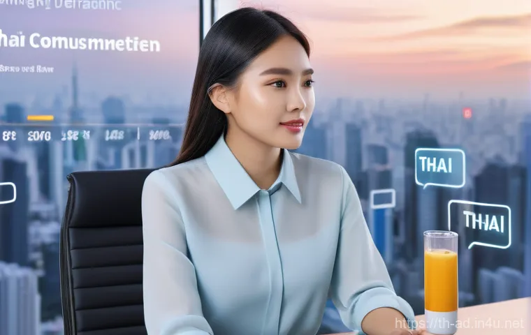 광고홍보사와 광고 트렌드 리포트 - **Prompt: Thai Marketing Agency Collaboration**
    A bright, wide-angle shot of a diverse team of y...