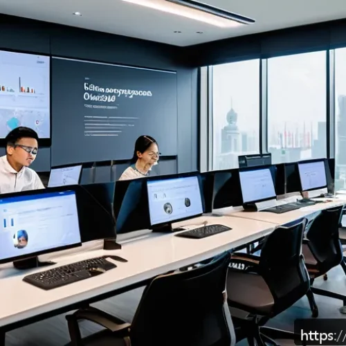 광고홍보사와 경쟁사 광고 분석 - A modern Thai marketing team in a bright, contemporary office setting analyzing competitor advertisi...