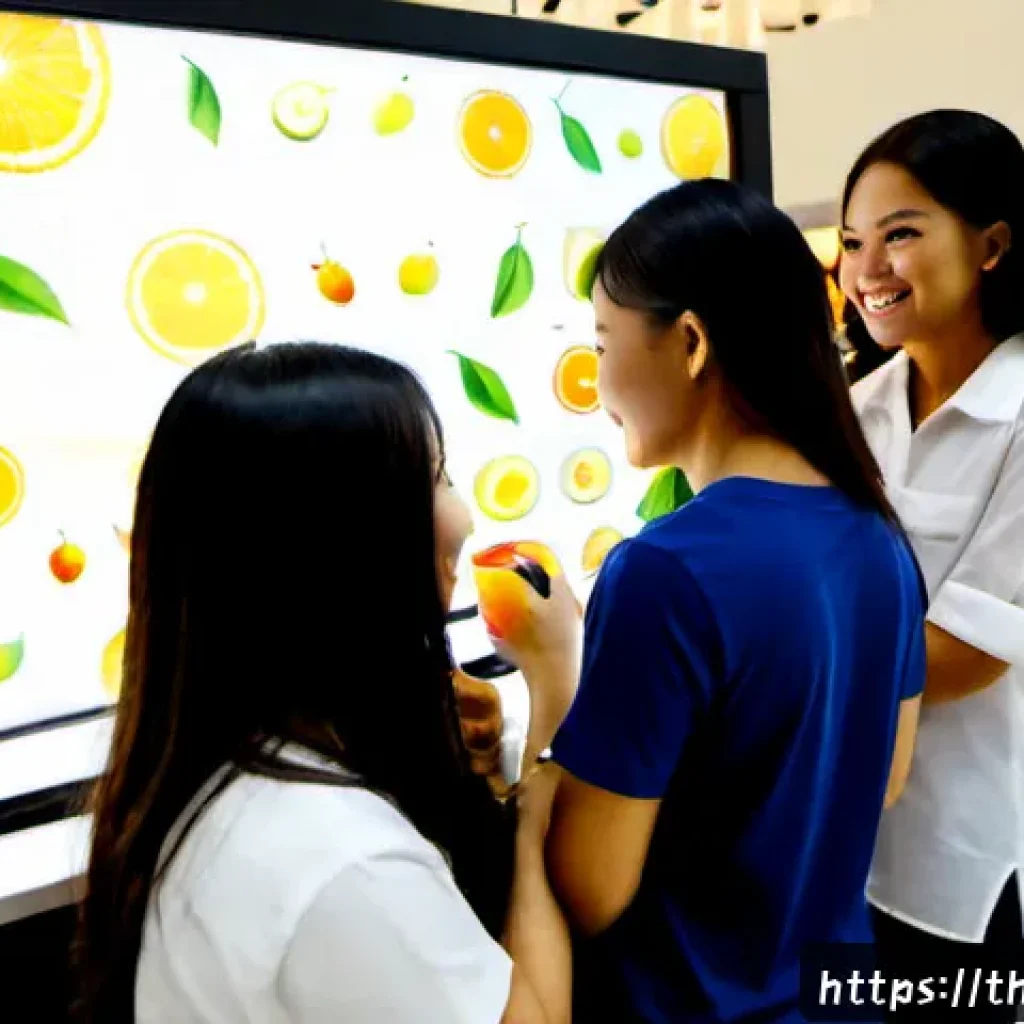 광고홍보사와 소비자 경험 마케팅 - Photorealistic consumer experience marketing event in a vibrant Bangkok shopping mall atrium, Thai a...